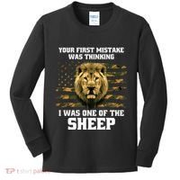 United States Patriot Your First Mistake Kids Long Sleeve Shirt thumb 0
