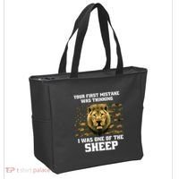 United States Patriot Your First Mistake Tote Bag thumb 2