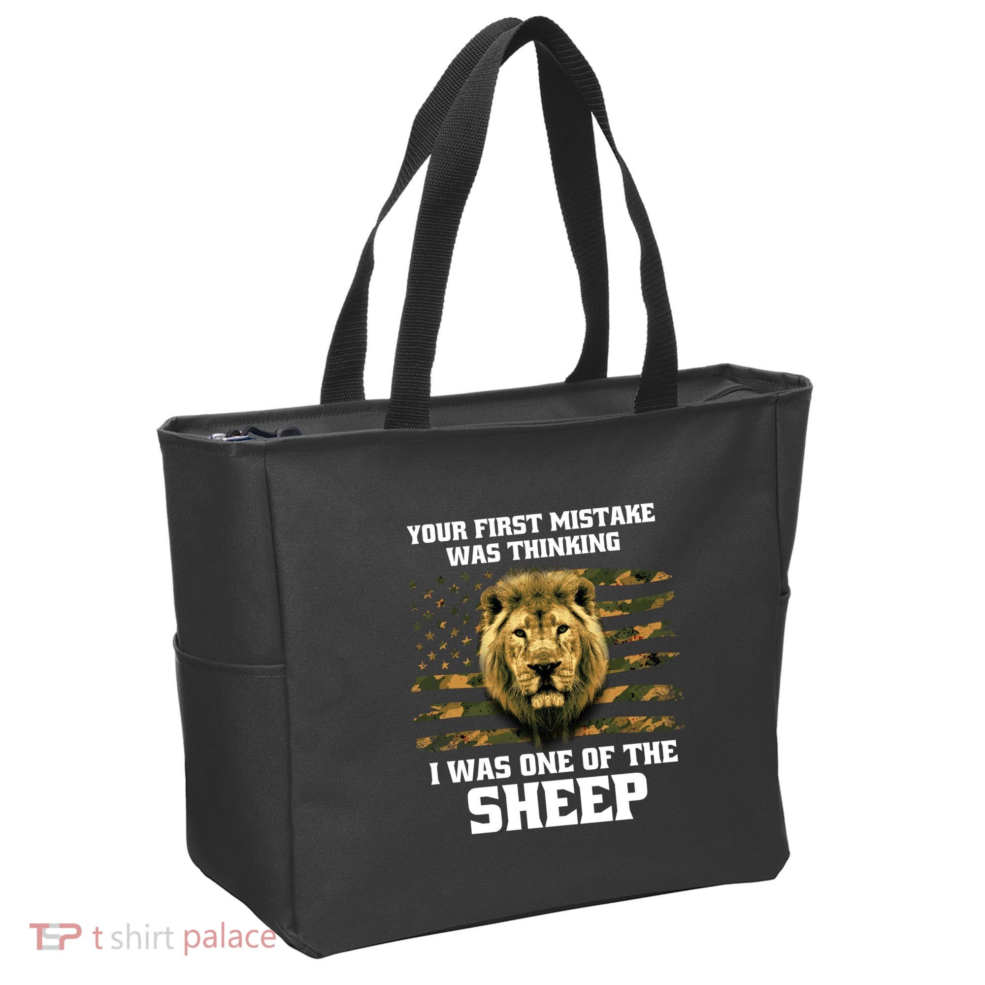 United States Patriot Your First Mistake Tote Bag