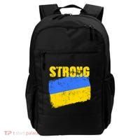 Ukrainian Strong Pride Ukraine Flag Support Free Ukrainians Backpack thumb 0