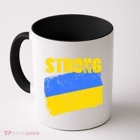 Ukrainian Strong Pride Ukraine Flag Support Free Ukrainians Coffee Mug thumb 0