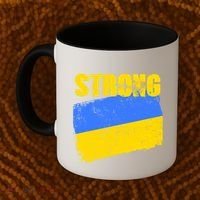 Ukrainian Strong Pride Ukraine Flag Support Free Ukrainians Coffee Mug thumb 2