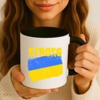 Ukrainian Strong Pride Ukraine Flag Support Free Ukrainians Coffee Mug thumb 3