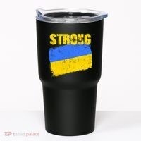 Ukrainian Strong Pride Ukraine Flag Support Free Ukrainians Tumbler thumb 0