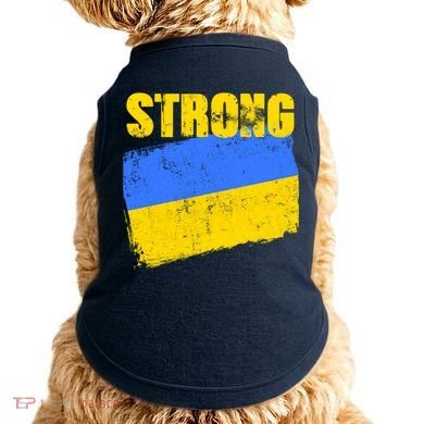 Ukrainian Strong Pride Ukraine Flag Support Free Ukrainians Doggie Tank