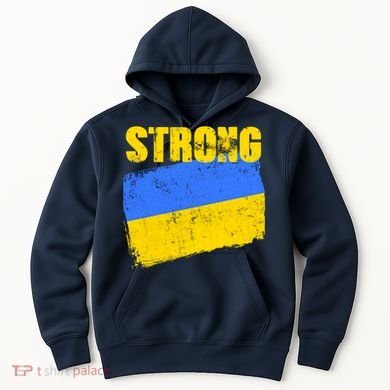 Ukrainian Strong Pride Ukraine Flag Support Free Ukrainians Hoodie