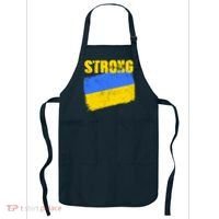 Ukrainian Strong Pride Ukraine Flag Support Free Ukrainians Apron thumb 0