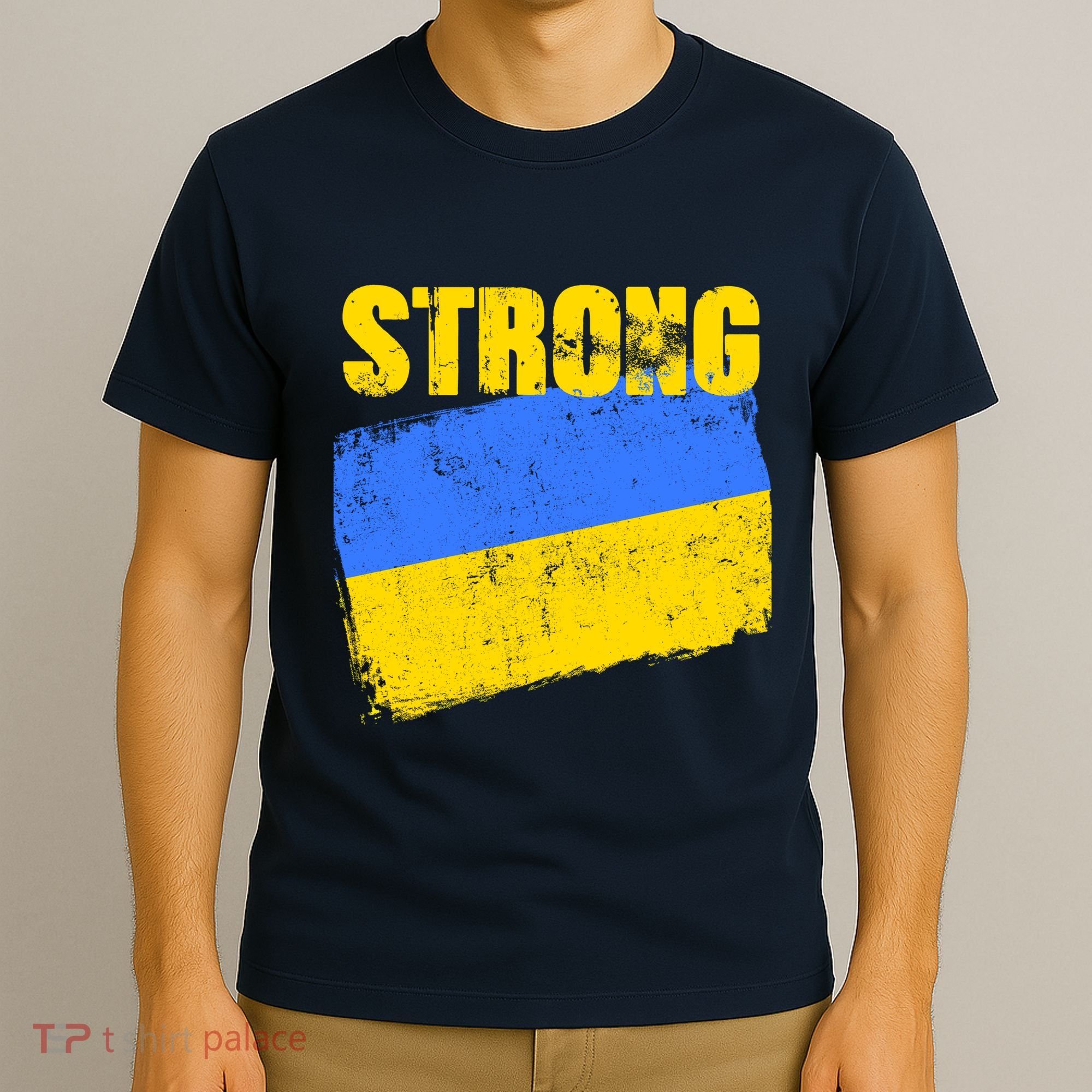 Ukrainian Strong Pride Ukraine Flag Support Free Ukrainians T-Shirt