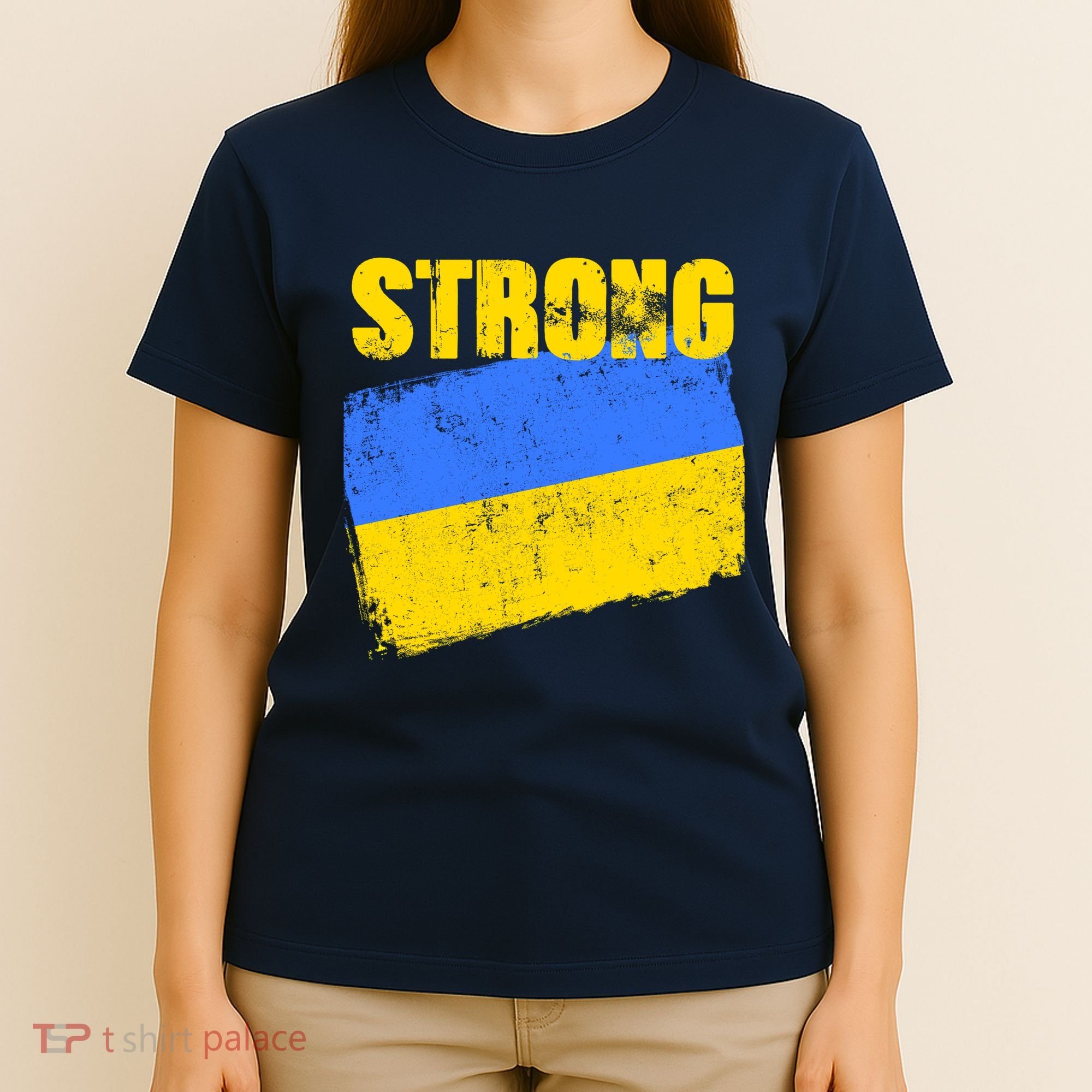 Ukrainian Strong Pride Ukraine Flag Support Free Ukrainians T-Shirt