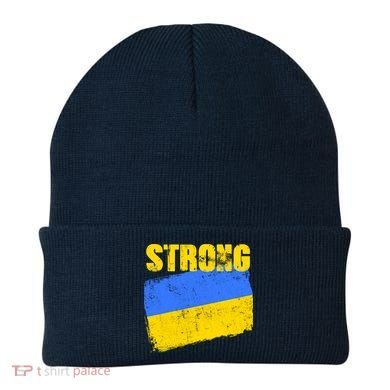 Ukrainian Strong Pride Ukraine Flag Support Free Ukrainians Beanie