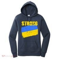 Ukrainian Strong Pride Ukraine Flag Support Free Ukrainians Women's Hoodie thumb 0