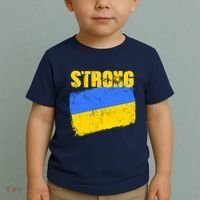 Ukrainian Strong Pride Ukraine Flag Support Free Ukrainians Toddler T-Shirt thumb 2