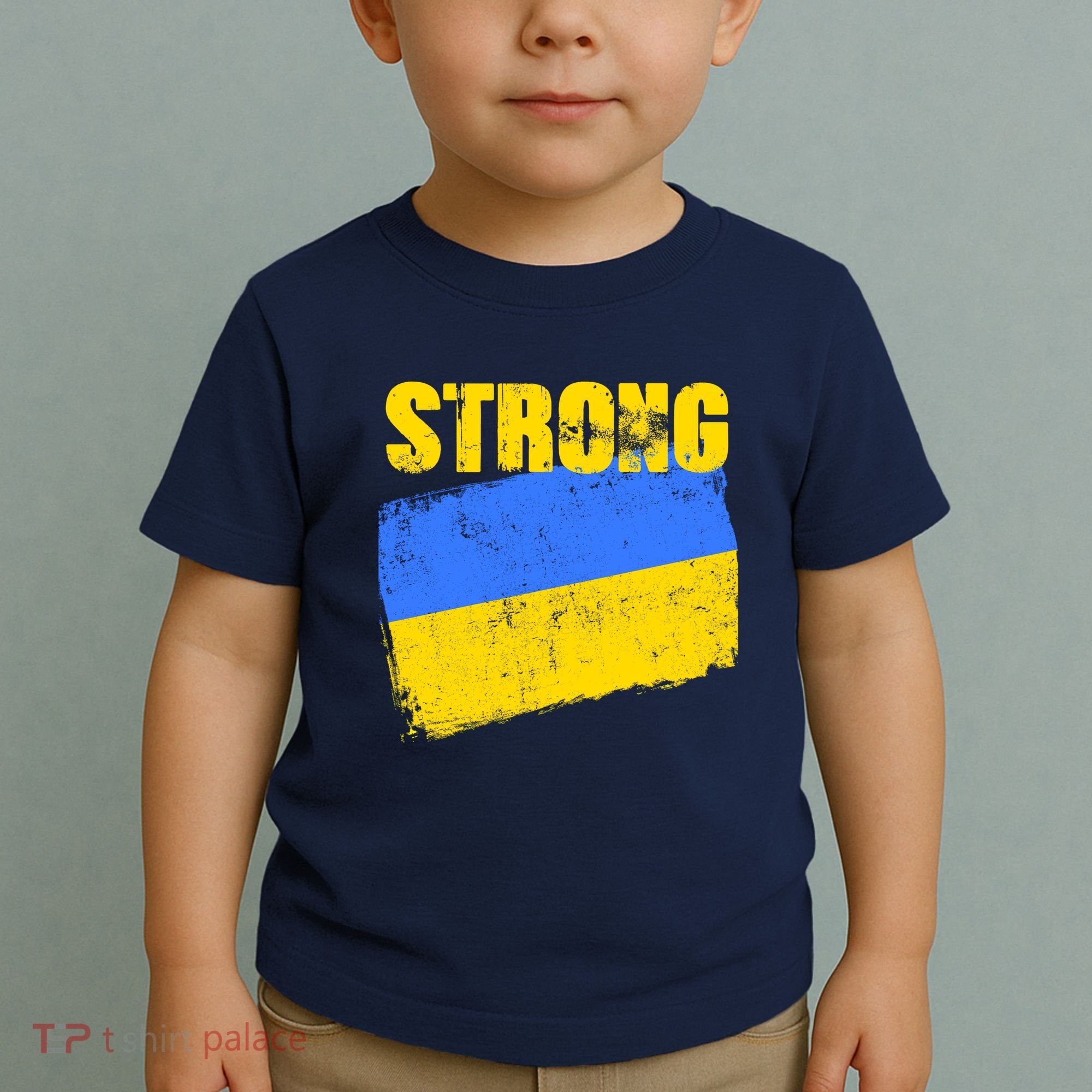 Ukrainian Strong Pride Ukraine Flag Support Free Ukrainians Toddler T-Shirt
