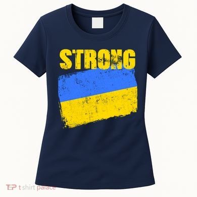 Ukrainian Strong Pride Ukraine Flag Support Free Ukrainians Women's T-Shirt