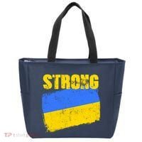 Ukrainian Strong Pride Ukraine Flag Support Free Ukrainians Tote Bag thumb 0