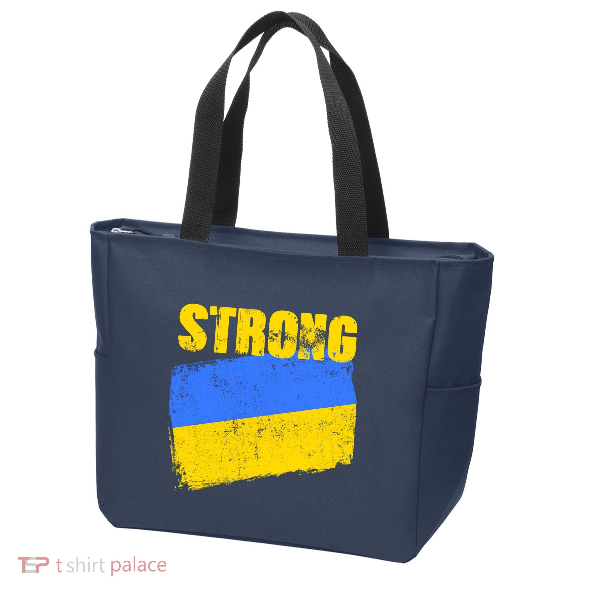 Ukrainian Strong Pride Ukraine Flag Support Free Ukrainians Tote Bag
