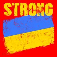 Ukrainian Strong Pride Ukraine Flag Support Free Ukrainians Santa Hat thumb 1