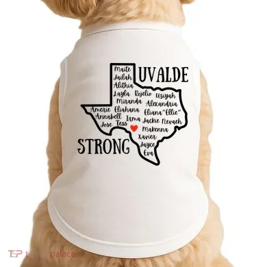 Uvalde Strong Remember The Victims Doggie Tank