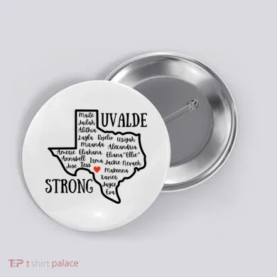 Uvalde Strong Remember The Victims Button