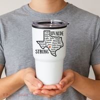 Uvalde Strong Remember The Victims Tumbler thumb 2