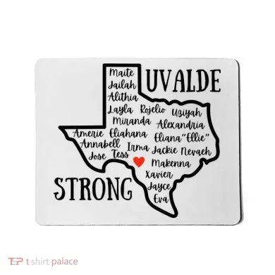 Uvalde Strong Remember The Victims Mousepad