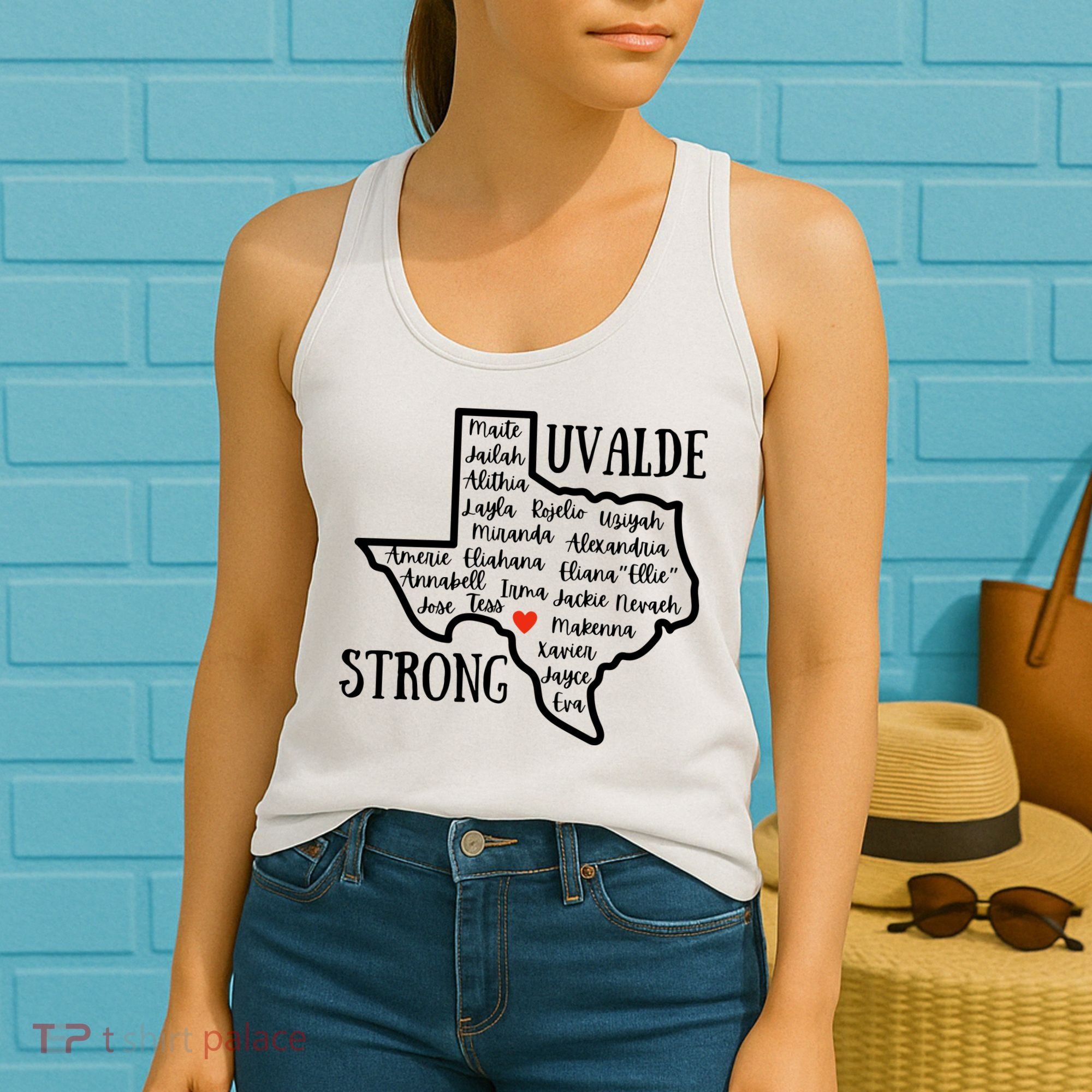 Uvalde Strong Remember The Victims Women's Tank Top
