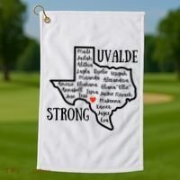 Uvalde Strong Remember The Victims Golf Towel thumb 1