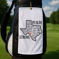 Uvalde Strong Remember The Victims Golf Towel thumb 2