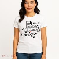 Uvalde Strong Remember The Victims Women's T-Shirt thumb 4