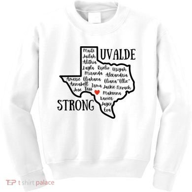 Uvalde Strong Remember The Victims Kids Sweatshirt