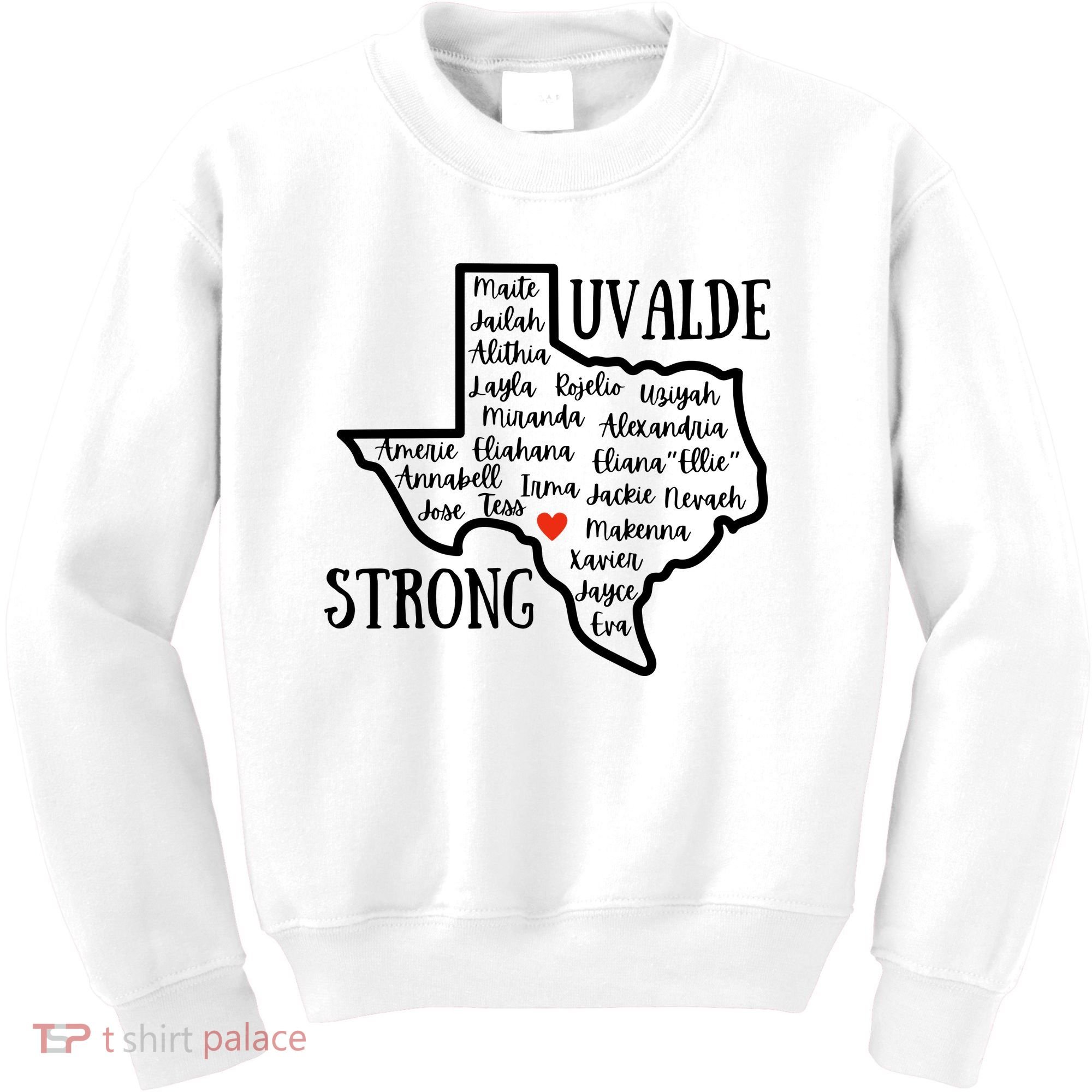 Uvalde Strong Remember The Victims Kids Sweatshirt