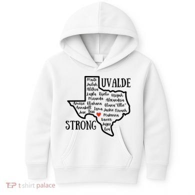 Uvalde Strong Remember The Victims Kids Hoodie