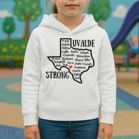Uvalde Strong Remember The Victims Kids Hoodie thumb 3