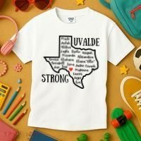 Uvalde Strong Remember The Victims Kids T-Shirt thumb 3