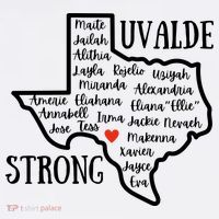 Uvalde Strong Remember The Victims Kids T-Shirt thumb 4