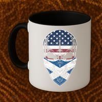 Usa Scotland Roots Gift Scottish American Flag Skull Cool Gift Coffee Mug thumb 2