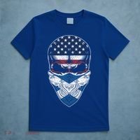 Usa Scotland Roots Gift Scottish American Flag Skull Cool Gift T-Shirt thumb 5