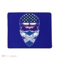 Usa Scotland Roots Gift Scottish American Flag Skull Cool Gift Mousepad thumb 0