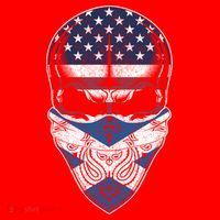 Usa Scotland Roots Gift Scottish American Flag Skull Cool Gift Santa Hat thumb 1