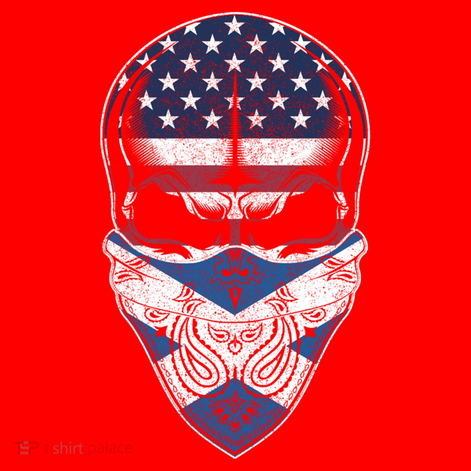 Usa Scotland Roots Gift Scottish American Flag Skull Cool Gift Santa Hat