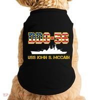 USS John McCain DDG-56 USA Flag Doggie Tank thumb 0