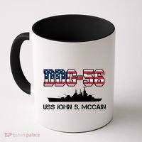 USS John McCain DDG-56 USA Flag Coffee Mug thumb 0
