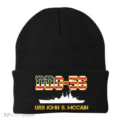 USS John McCain DDG-56 USA Flag Beanie