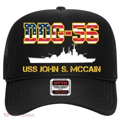 USS John McCain DDG-56 USA Flag Hat