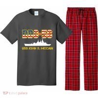 USS John McCain DDG-56 USA Flag Pajama Set thumb 0