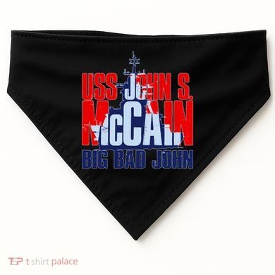 USS John S. McCain Big Bad John USA-Made Doggie Bandana