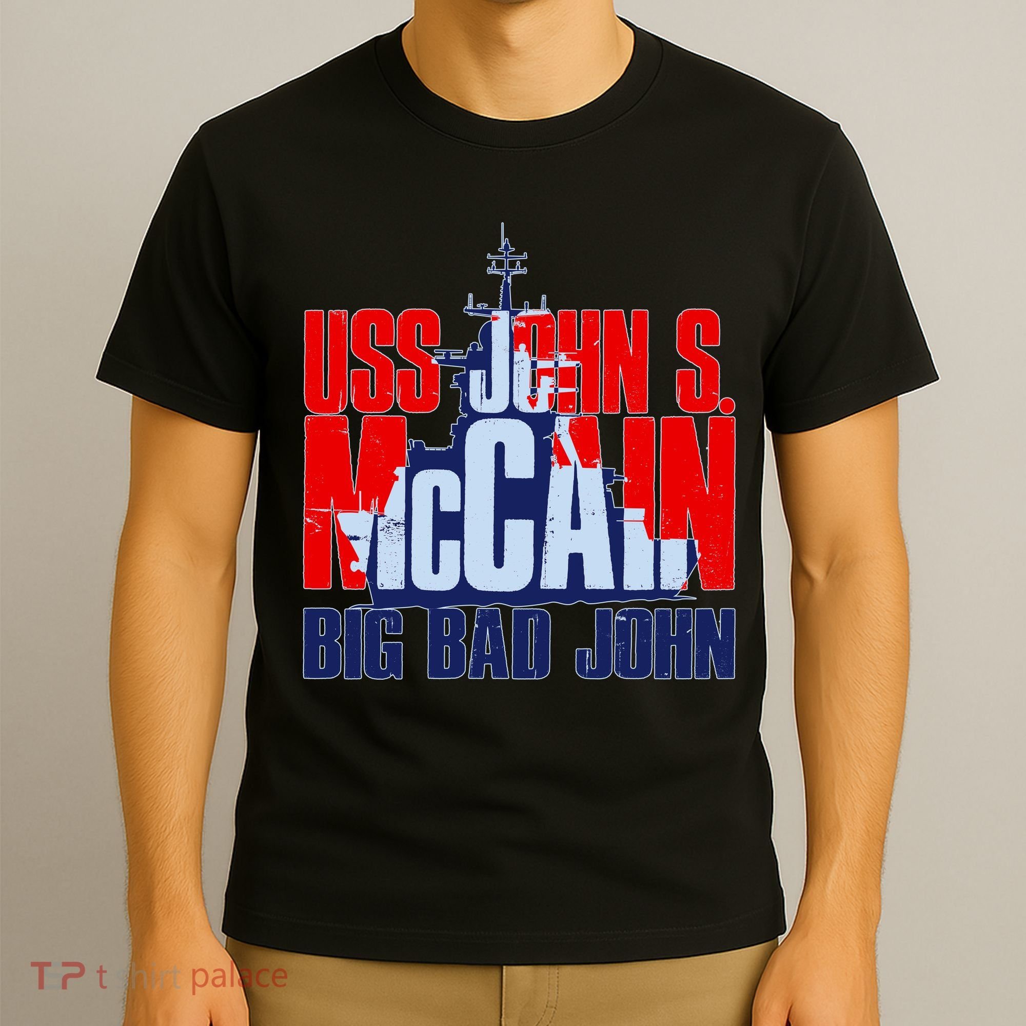 USS John S. McCain Big Bad John T-Shirt