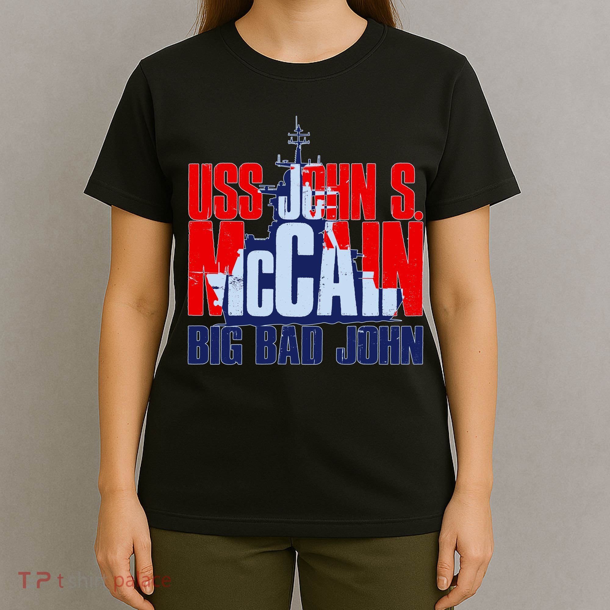 USS John S. McCain Big Bad John T-Shirt