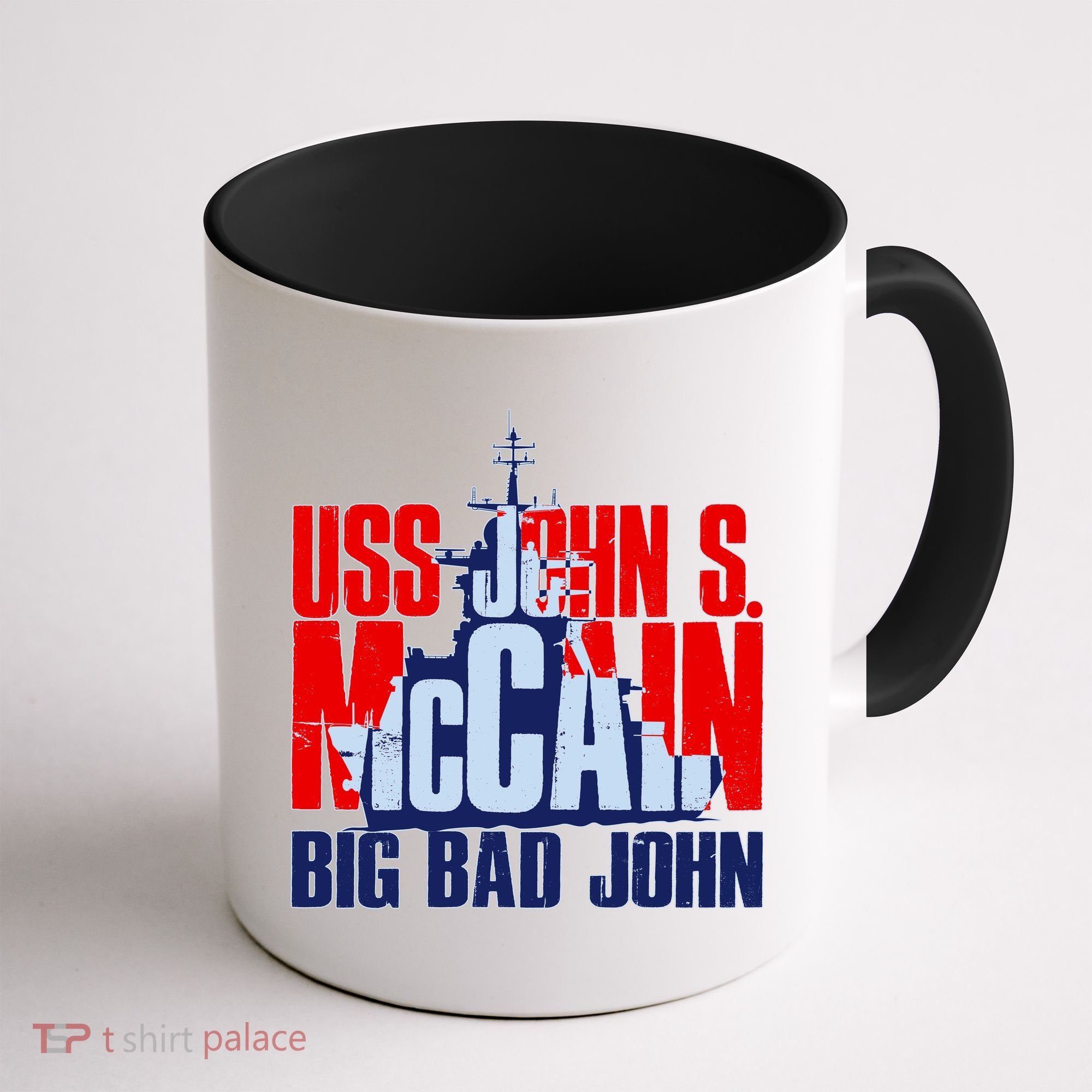 USS John S. McCain Big Bad John Coffee Mug