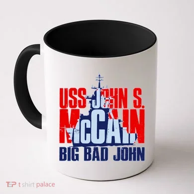 USS John S. McCain Big Bad John Coffee Mug